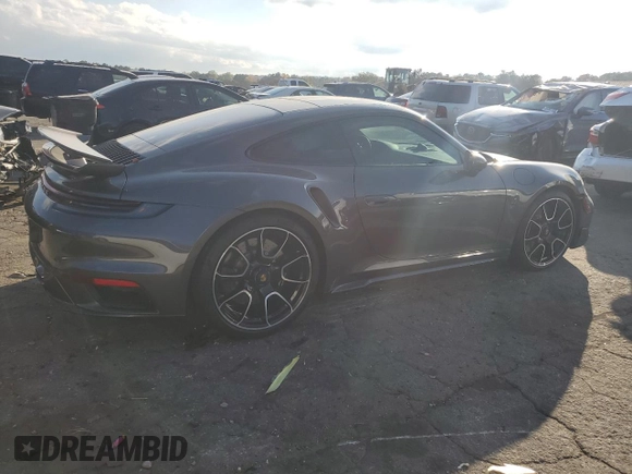 2024 Porsche 911 Turbo with VIN WP0AD2A99RS253482, listed as a Copart auction lot 80100954 with 0 mi miles and Salvage Title. Bid and sale history available at carsss.com. Image 3.