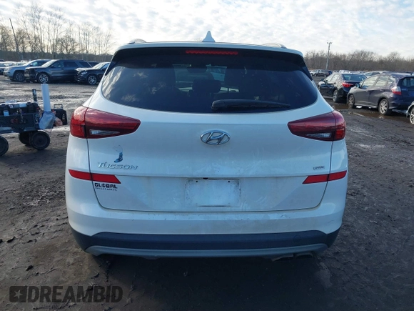 2019 Hyundai Tucson Ultimate with VIN KM8J3CAL3KU892709, listed as a IAAI auction lot 41216616 with 86,026 mi miles. Bid and sale history available at carsss.com. Image 16.