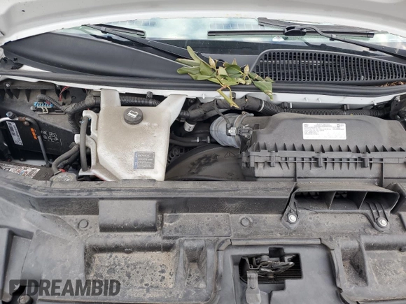 2022 Chevrolet Express Cargo with VIN 1GCWGAFP5N1185244, listed as a Copart auction lot 86700134 with Not provided miles and Salvage title. Bid and sale history available at DreamBid. Image 12.