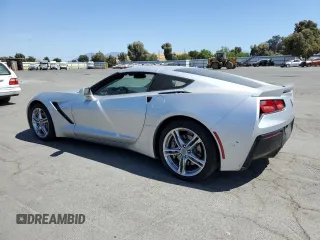 2017 Chevrolet Corvette 1LT with VIN 1G1YB2D77H5109076, listed as a Copart auction lot 62728585 with 97,910 mi miles and Salvage title. Bid and sale history available at DreamBid. Image 2.
