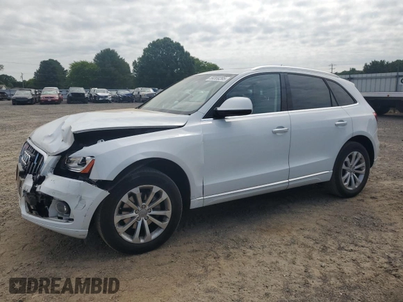 2016 Audi Q5 Premium Plus with VIN WA1L2AFPXGA127659, listed as a Copart auction lot 59369295 with 35,336 mi miles and Salvage title. Bid and sale history available at DreamBid. Image 1.