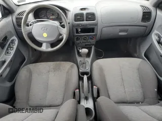 2005 Hyundai Accent GLS with VIN KMHCG45C05U605523, listed as a Copart auction lot 43811815 with 190,638 mi miles and Salvage Title. Bid and sale history available at carsss.com. Image 8.