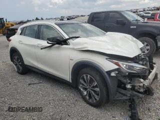 2018 Infiniti QX30 Luxury with VIN SJKCH5CR8JA049145, listed as a Copart auction lot 64322604 with Not provided miles and Non repairable. Bid and sale history available at DreamBid. Image 4.