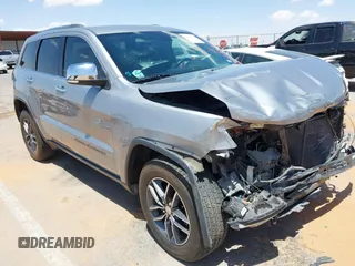 2018 Jeep Grand Cherokee Limited with VIN 1C4RJEBG9JC369953, listed as a IAAI auction lot 42174372 with 125,660 mi miles and . Bid and sale history available at DreamBid. Image 1.