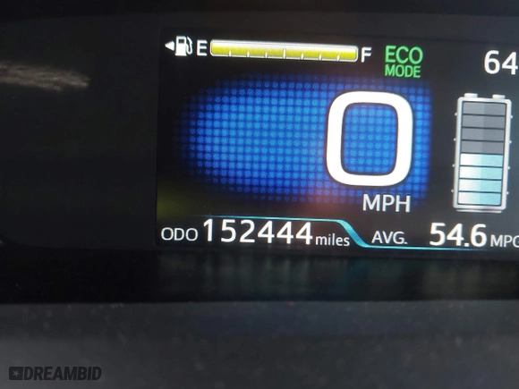 2022 Toyota Prius L Eco with VIN JTDKAMFU3N3187053, listed as a IAAI auction lot 41741417 with 152,444 mi miles. Bid and sale history available at carsss.com. Image 16.