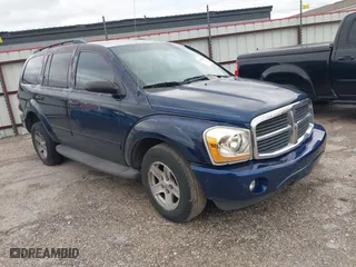 2005 Dodge Durango SLT with VIN 1D4HD48N25F598193, listed as a IAAI auction lot 41211726 with 154,771 mi miles. Bid and sale history available at carsss.com. Image 1.