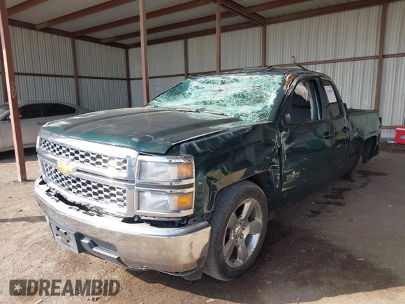 2015 Chevrolet Silverado 1500 LT with VIN 1GCRCREC6FZ161835, listed as a IAAI auction lot 41516896 with 206,305 mi miles. Bid and sale history available at carsss.com. Image 2.