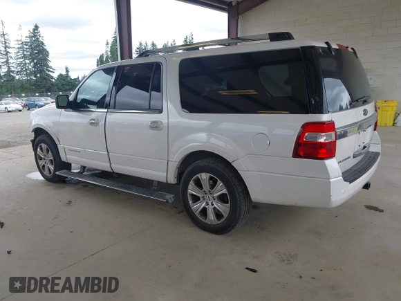 2017 Ford Expedition Max Platinum with VIN 1FMJK1MT9HEA35915, listed as a IAAI auction lot 42626678 with 141,127 mi miles and . Bid and sale history available at DreamBid. Image 3.