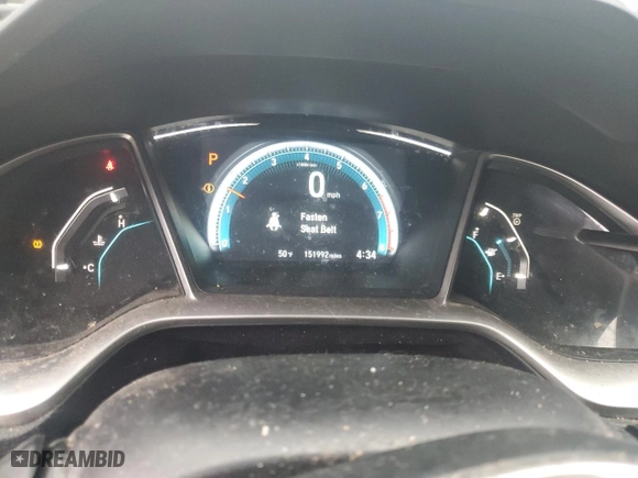2016 Honda Civic Coupe EX-T with VIN 2HGFC3B36GH362206, listed as a Copart auction lot 88444525 with 151,992 mi miles and Salvage Title. Bid and sale history available at carsss.com. Image 9.