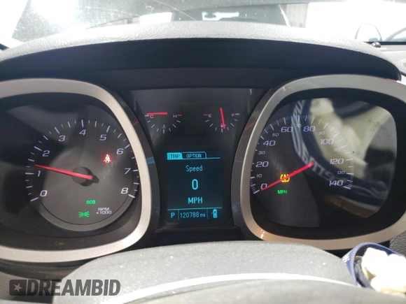 2017 Chevrolet Equinox LT with VIN 2GNALCEK1H1501431, listed as a Copart auction lot 50335225 with 120,788 mi miles and Salvage Title. Bid and sale history available at DreamBid. Image 9.
