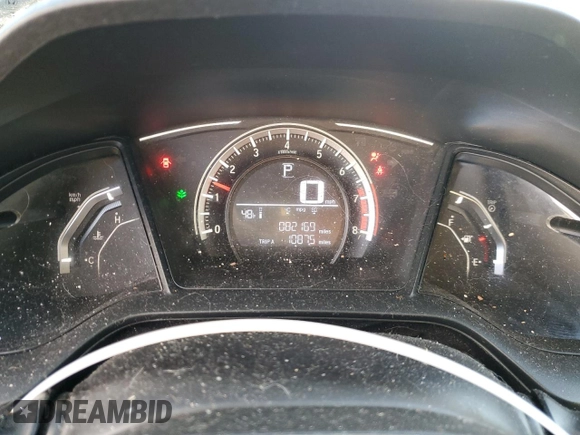 2017 Honda Civic Sedan LX with VIN 19XFC2F50HE223304, listed as a Copart auction lot 43347305 with 82,169 mi miles and Salvage Title. Bid and sale history available at carsss.com. Image 9.