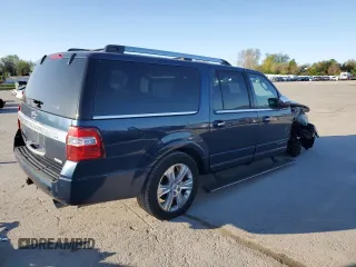 2015 Ford Expedition Max Platinum with VIN 1FMJK1MT5FEF43151, listed as a Copart auction lot 53131875 with 177,190 mi miles and Salvage title. Bid and sale history available at DreamBid. Image 3.