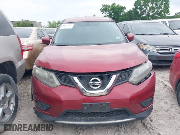 2016 Nissan Rogue SV with VIN KNMAT2MT7GP631857, listed as a IAAI auction lot 41933428 with 172,055 mi miles. Bid and sale history available at carsss.com. Image 12.