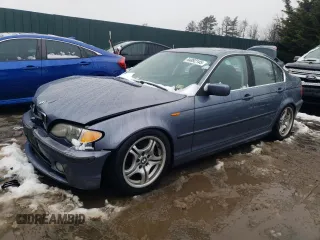 2002 BMW 3 Series 330i with VIN WBAEV53482KM01948, listed as a Copart auction lot 44892145 with 181,954 mi miles and Salvage Title. Bid and sale history available at carsss.com. Image 1.