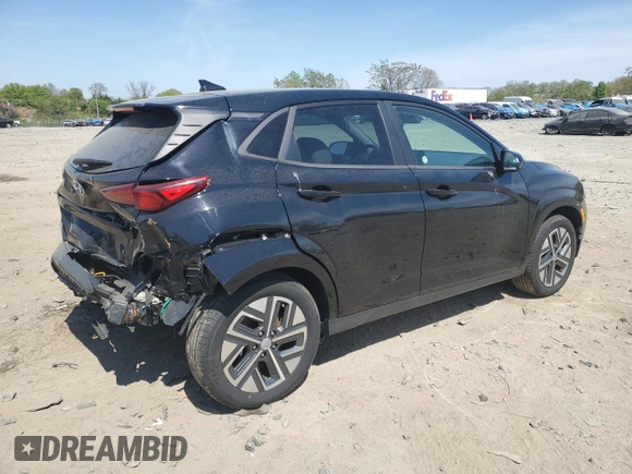 2023 Hyundai Kona SEL with VIN KM8K33AG5PU190535, listed as a Copart auction lot 54322595 with 17,816 mi miles and Non Repairable. Bid and sale history available at carsss.com. Image 3.