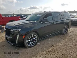 2022 Cadillac Escalade Sport Platinum with VIN 1GYS4GKL8NR292328, listed as a Copart auction lot 60058125 with 24,169 mi miles and Salvage title. Bid and sale history available at DreamBid. Image 1.
