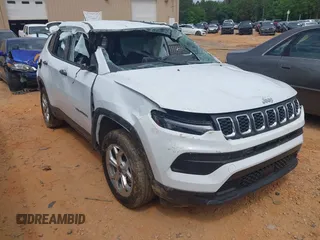 2025 Jeep Compass Sport z VIN 3C4NJDAN1ST542752, wystawiony jako IAAI lot #42299308 z przebiegiem 2 213 mil mil oraz . Historia ofert i sprzedaży dostępna na DreamBid. Obrazek 1.