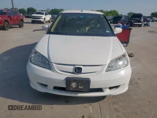 2004 Honda Civic with VIN JHMES96694S020272, listed as a Copart auction lot 52833095 with 101,325 mi miles and Clean Title. Bid and sale history available at DreamBid. Image 5.