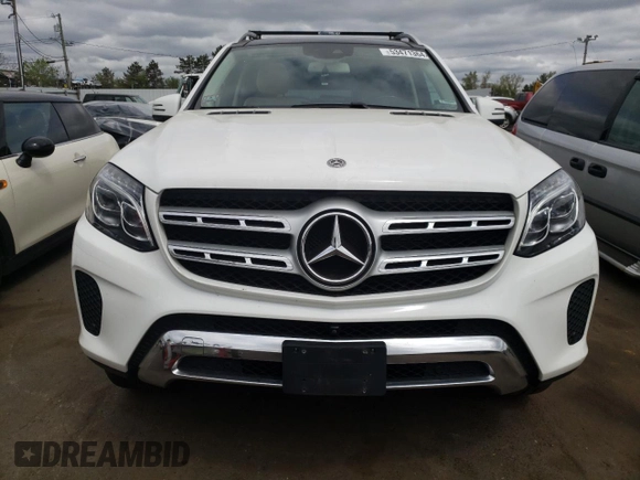 2018 Mercedes-Benz GLS 450 with VIN 4JGDF6EE9JB023186, listed as a Copart auction lot 53471364 with Not Provided miles and Salvage Title. Bid and sale history available at DreamBid. Image 5.