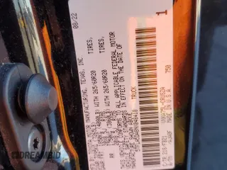 2022 Toyota Tundra SR5 with VIN 5TFLA5DA8NX048418, listed as a Copart auction lot 48406495 with 54,594 mi miles and Salvage title. Bid and sale history available at DreamBid. Image 14.