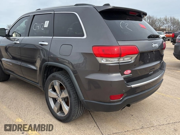 2014 Jeep Grand Cherokee Limited with VIN 1C4RJEBM0EC404956, listed as a Copart auction lot 49348955 with 0 mi miles and Clean Title. Bid and sale history available at carsss.com. Image 3.