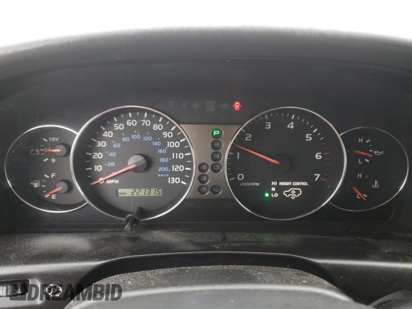 2006 Toyota Land Cruiser z VIN JTEHT05J262087016, wystawiony jako Copart lot #56294635 z przebiegiem 221 315 mil mil oraz Tytuł czysty. Historia ofert i sprzedaży dostępna na DreamBid. Obrazek 9.