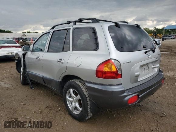 2004 Hyundai Santa Fe GLS with VIN KM8SC13E34U701350, listed as a Copart auction lot 58671145 with 192,274 mi miles and Salvage title. Bid and sale history available at DreamBid. Image 2.