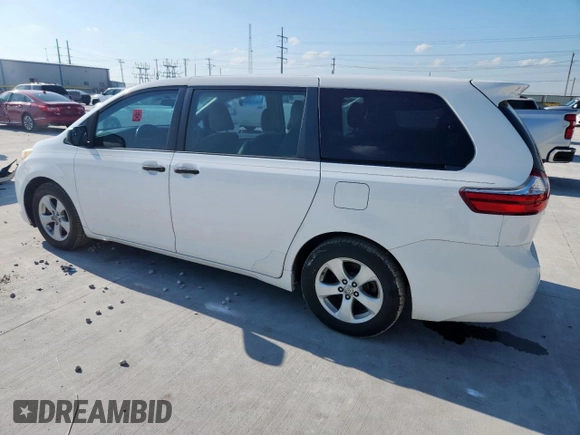 2015 Toyota Sienna L z VIN 5TDZK3DC2FS661185, wystawiony jako Copart lot #61046895 z przebiegiem 239 452 mil mil oraz Szkoda całkowita • Salvage title. Historia ofert i sprzedaży dostępna na DreamBid. Obrazek 2.