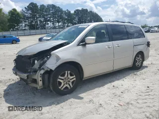 2005 Honda Odyssey EX-L with VIN 5FNRL38705B101680, listed as a Copart auction lot 54410915 with Not provided miles and Salvage title. Bid and sale history available at DreamBid. Image 1.