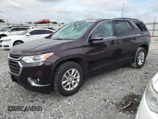 2019 Chevrolet Traverse LT Cloth with VIN 1GNERGKW9KJ201891, listed as a Copart auction lot 58089915 with 71,660 mi miles and Salvage title. Bid and sale history available at DreamBid. Image 1.
