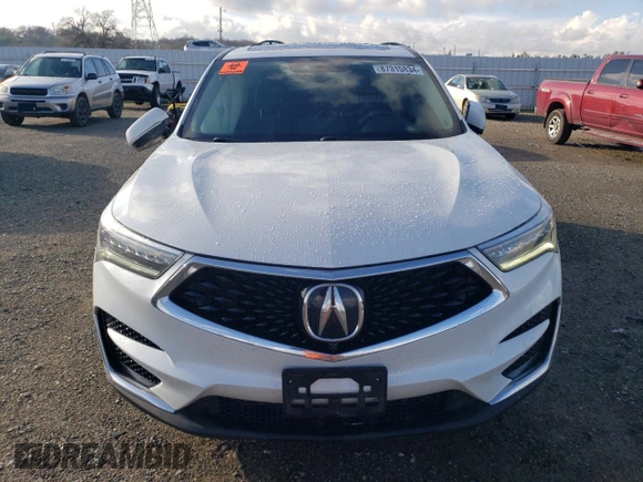 2020 Acura RDX w/Advance Pkg with VIN 5J8TC1H73LL001062, listed as a Copart auction lot 87315834 with 77,103 mi miles and Salvage Title. Bid and sale history available at carsss.com. Image 5.