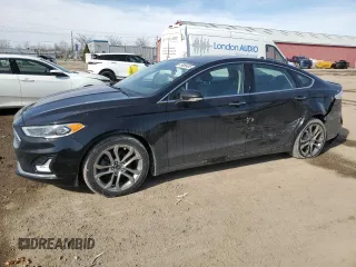 2020 Ford Fusion Hybrid Titanium with VIN 3FA6P0RU3LR182217, listed as a Copart auction lot 49069455 with 133,529 mi miles and Salvage Title. Bid and sale history available at carsss.com. Image 1.