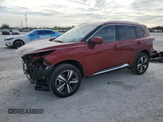 2022 Nissan Rogue Platinum with VIN JN8BT3DDXNW275284, listed as a Copart auction lot 88319755 with 16,278 mi miles and Salvage Title. Bid and sale history available at carsss.com. Image 1.