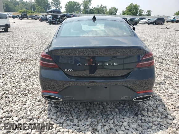 2025 Genesis G70 2.5T with VIN KMTG34SC3SU150511, listed as a Copart auction lot 64469965 with 15,861 mi miles and Clean title. Bid and sale history available at DreamBid. Image 6.