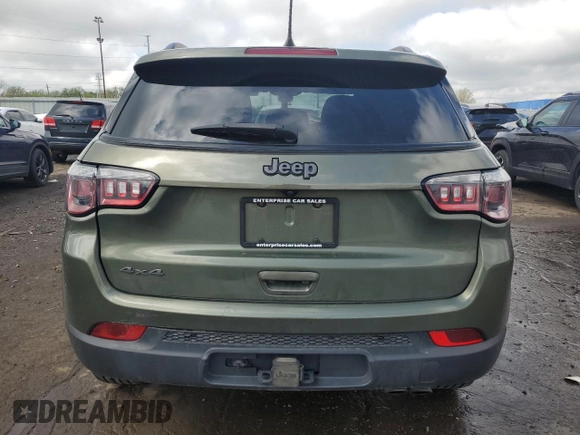 2021 Jeep Compass 80th Anniversary с VIN 3C4NJDEB7MT591859, выставлен на аукционе Copart как лот 55968415 с пробегом 78 015 миль миль и Списание • Salvage title. История ставок и продаж доступна на DreamBid. Изображение 6.