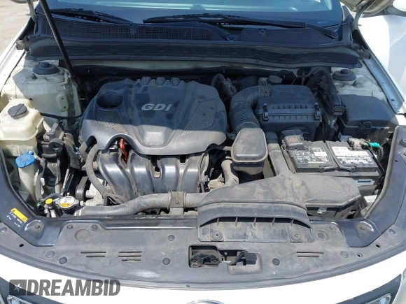 2015 Kia Optima LX with VIN KNAGM4A78F5661726, listed as a IAAI auction lot 42161244 with 105,521 mi miles. Bid and sale history available at carsss.com. Image 10.