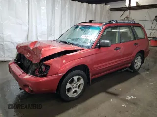 2003 Subaru Forester XS with VIN JF1SG65653H768671, listed as a Copart auction lot 77345174 with 0 mi miles and Salvage Title. Bid and sale history available at carsss.com. Image 1.