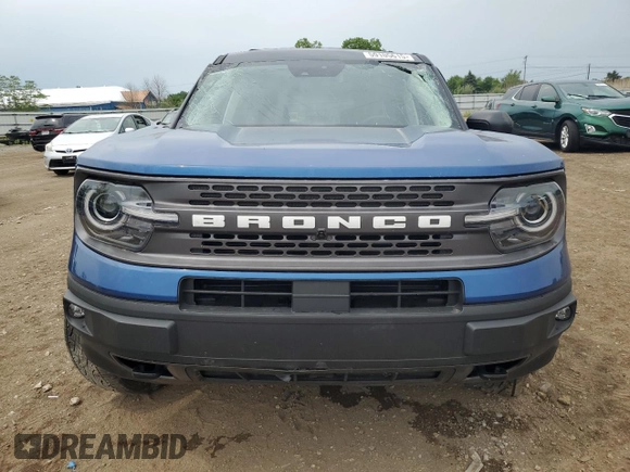 2024 Ford Bronco Sport Badlands z VIN 3FMCR9D9XRRF71875, wystawiony jako Copart lot #59105615 z przebiegiem 2 164 mil mil oraz Szkoda całkowita • Salvage title. Historia ofert i sprzedaży dostępna na DreamBid. Obrazek 5.
