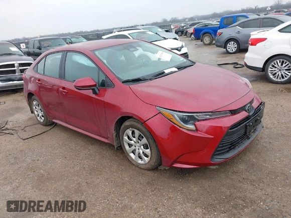 2025 Toyota Corolla LE with VIN 5YFB4MDE9SP246466, listed as a IAAI auction lot 41523599 with 3,200 mi miles. Bid and sale history available at carsss.com. Image 1.