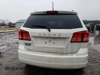 2016 Dodge Journey SE with VIN 3C4PDCAB0GT237833, listed as a Copart auction lot 47016185 with 184,130 mi miles and Salvage Title. Bid and sale history available at carsss.com. Image 6.