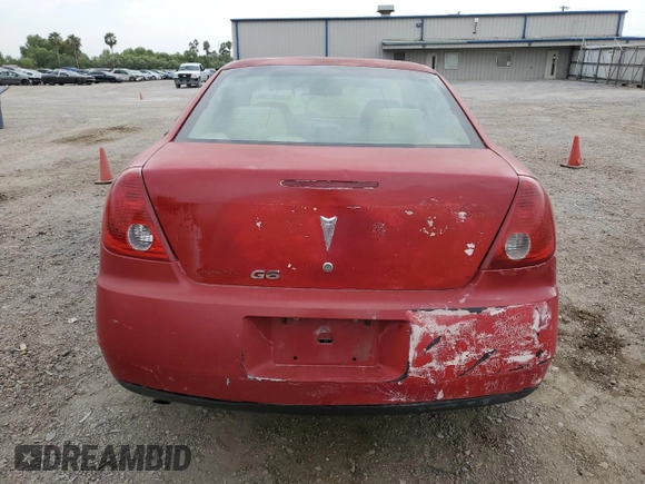2007 Pontiac G6 1SV Value Leader z VIN 1G2ZF58BX74205504, wystawiony jako Copart lot #54570325 z przebiegiem Nie podano mil oraz Szkoda całkowita • Salvage title. Historia ofert i sprzedaży dostępna na DreamBid. Obrazek 6.