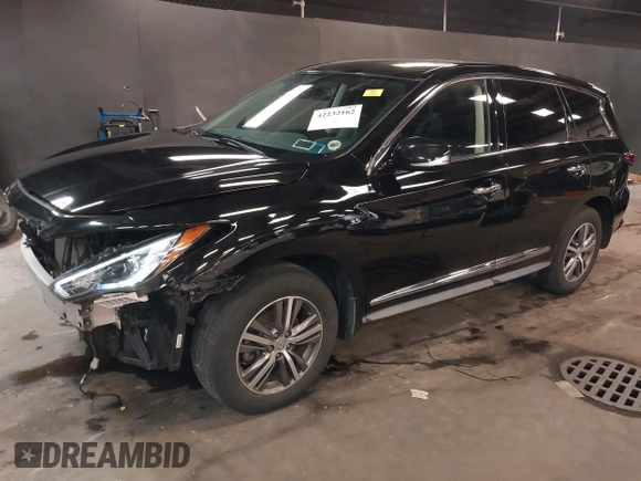 2020 Infiniti QX60 Luxe with VIN 5N1DL0MM4LC540617, listed as a IAAI auction lot 42232162 with 57,866 mi miles and . Bid and sale history available at DreamBid. Image 18.