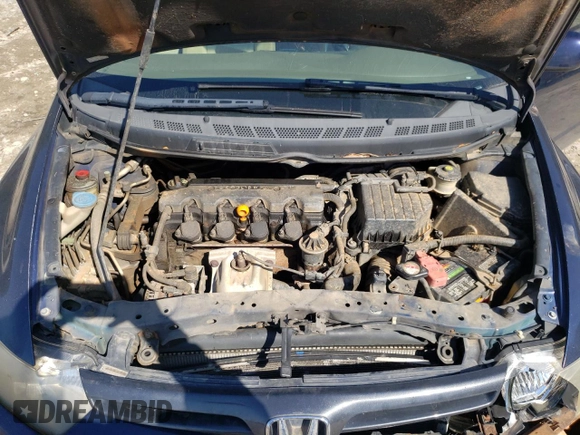 2006 Honda Civic Cpe EX with VIN 2HGFG12856H532901, listed as a Copart auction lot 48634825 with 202,881 mi miles and Salvage Title. Bid and sale history available at carsss.com. Image 11.