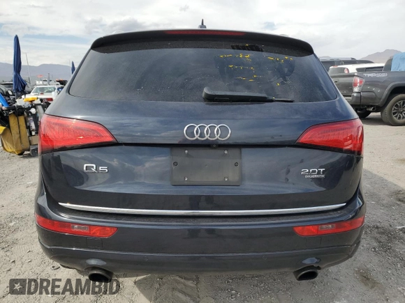 2015 Audi Q5 Premium Plus with VIN WA1LFAFP7FA137603, listed as a Copart auction lot 53709255 with 90,052 mi miles and Salvage title. Bid and sale history available at DreamBid. Image 6.