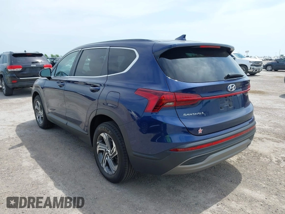 2021 Hyundai Santa Fe SE with VIN 5NMS14AJ2MH339403, listed as a IAAI auction lot 42024896 with 91,734 mi miles and . Bid and sale history available at DreamBid. Image 3.