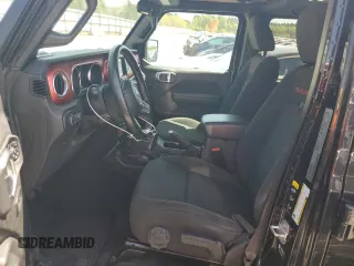 2021 Jeep Gladiator Rubicon with VIN 1C6JJTBG0ML507537, listed as a Copart auction lot 48719065 with 41,445 mi miles and Salvage title. Bid and sale history available at DreamBid. Image 7.