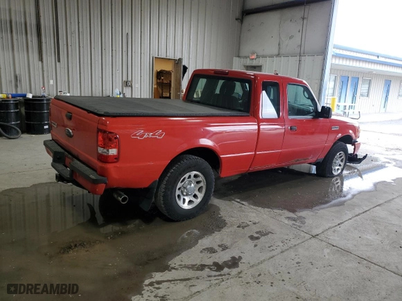 2011 Ford Ranger XLT with VIN 1FTLR4FE4BPA67126, listed as a Copart auction lot 52408545 with 126,816 mi miles and Salvage Title. Bid and sale history available at carsss.com. Image 3.