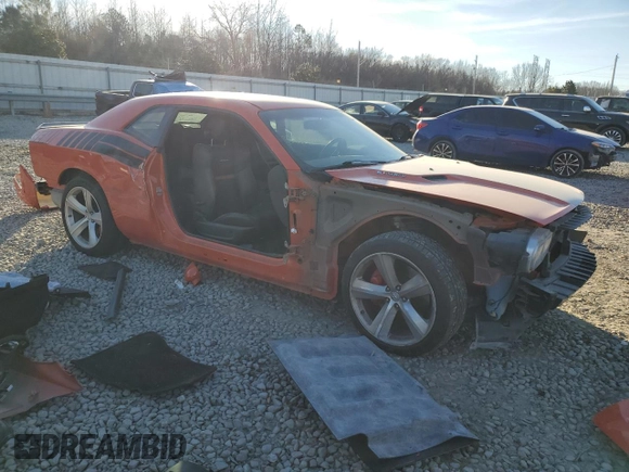 2010 Dodge Challenger SRT-8 with VIN 2B3CJ7DW8AH308873, listed as a Copart auction lot 88857005 with 162,537 mi miles and Salvage title. Bid and sale history available at DreamBid. Image 4.