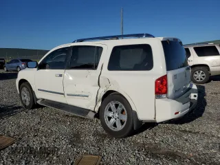 2011 Nissan Armada Platinum z VIN 5N1AA0NC2BN620032, wystawiony jako Copart lot #52098665 z przebiegiem Nie podano mil oraz Szkoda całkowita • Salvage title. Historia ofert i sprzedaży dostępna na DreamBid. Obrazek 2.