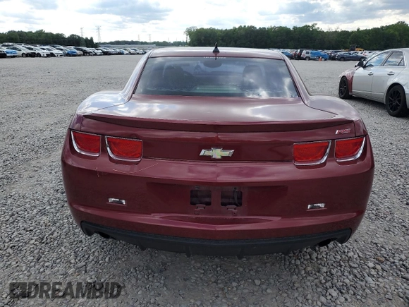 2010 Chevrolet Camaro 2LT with VIN 2G1FC1EV7A9117084, listed as a Copart auction lot 55469015 with 176,936 mi miles and Salvage title. Bid and sale history available at DreamBid. Image 6.